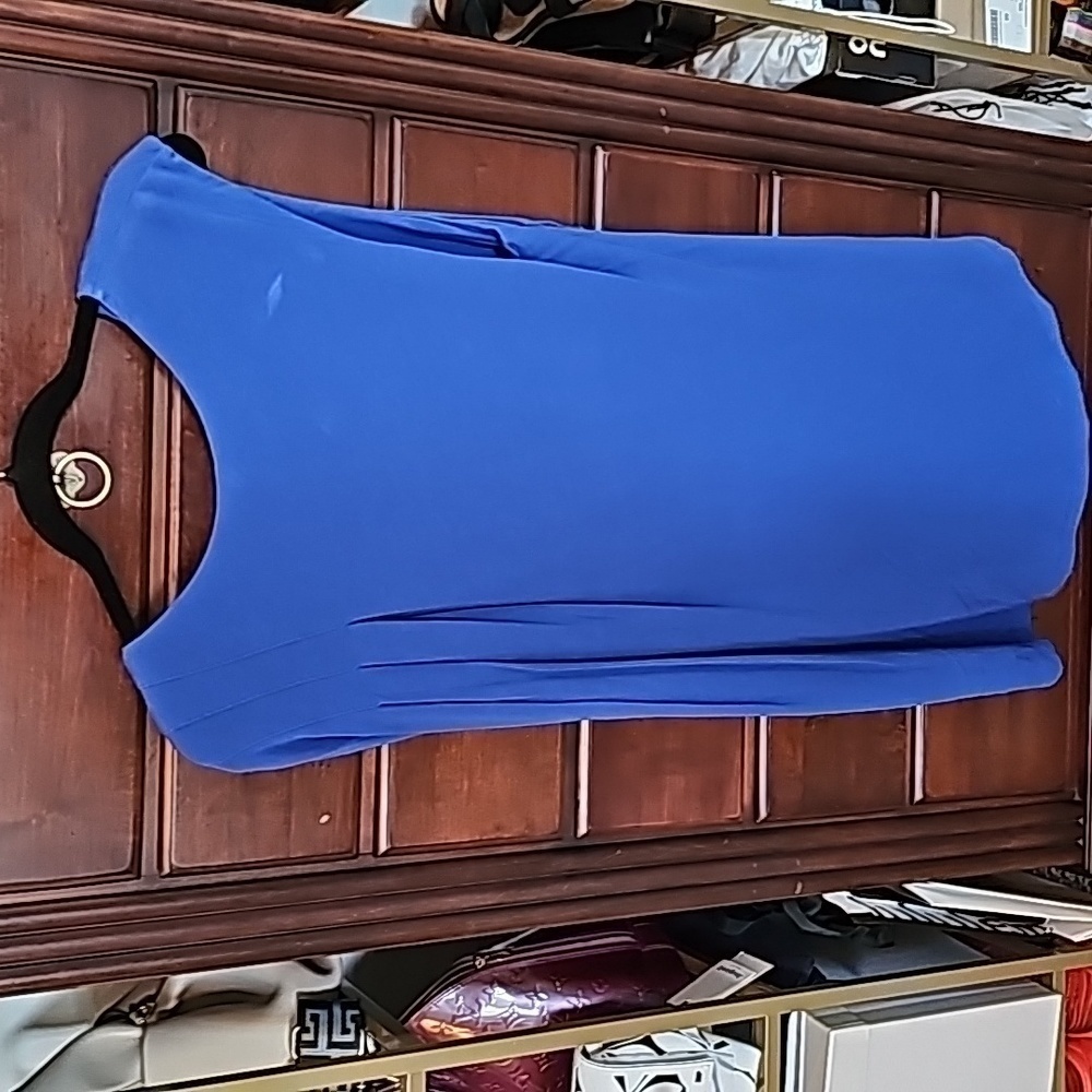 Marc Bouwer Blue Top - Picture 2 of 4